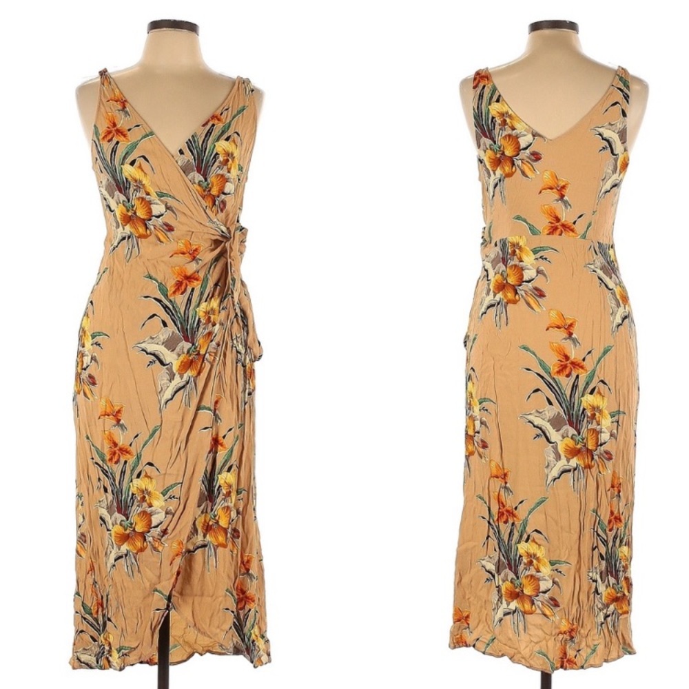 & Other Stories Paris Atelier Wrap Midi Dress